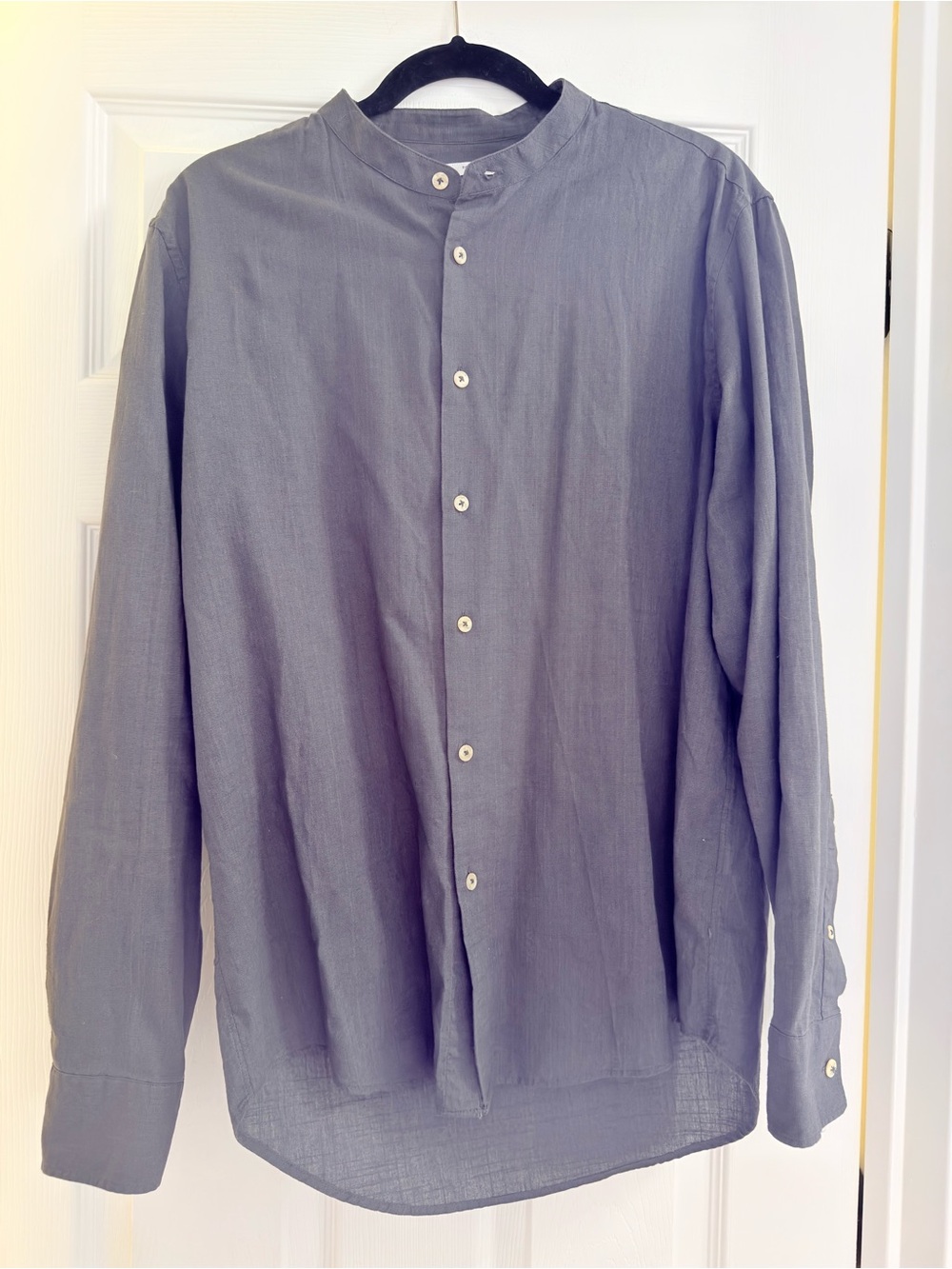 Zara Men’s Button-Down Shirt - Charcoal